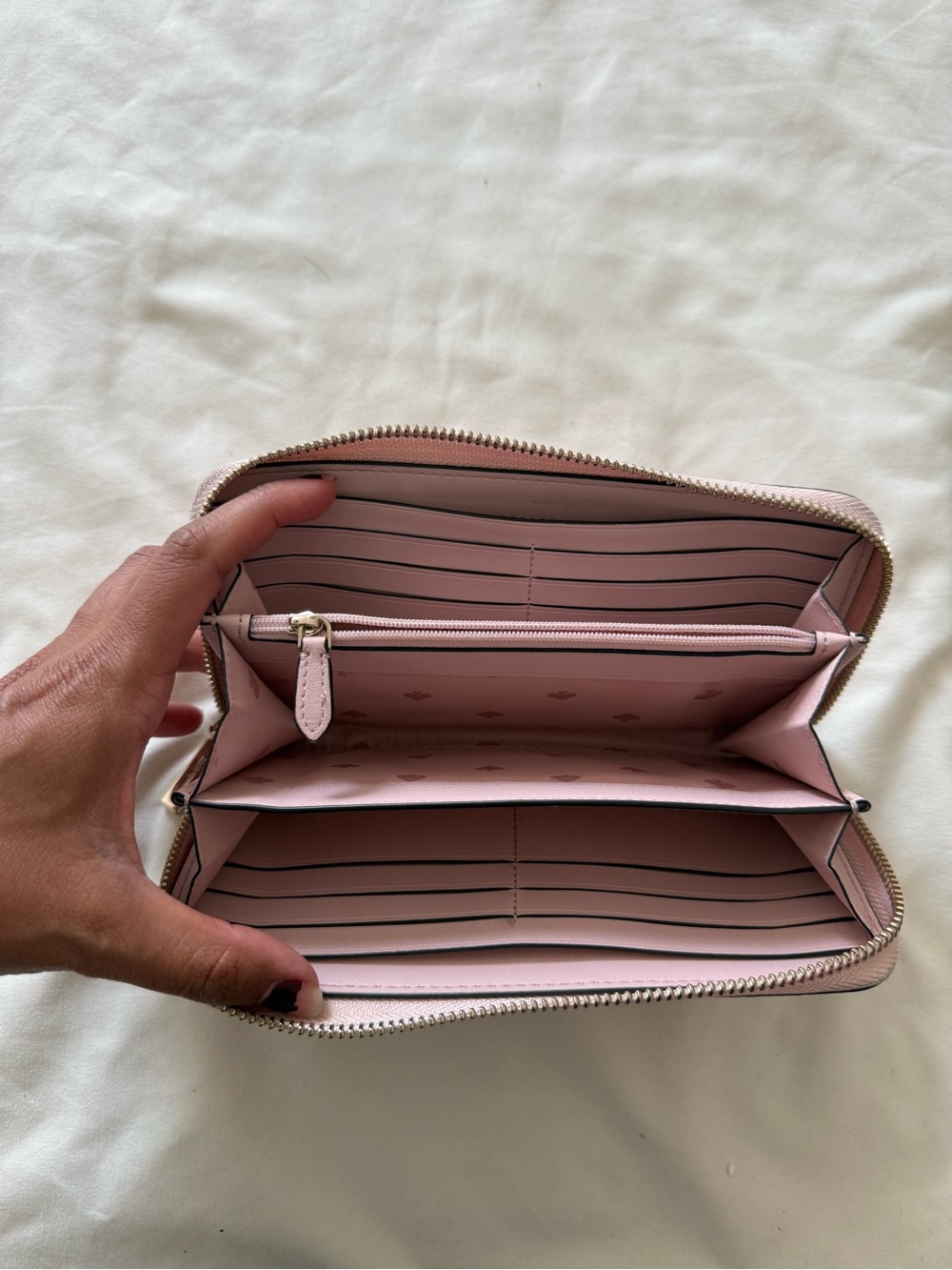 KATE SPADE | Pebbled pink leather continental wallet - Picture 7 of 7